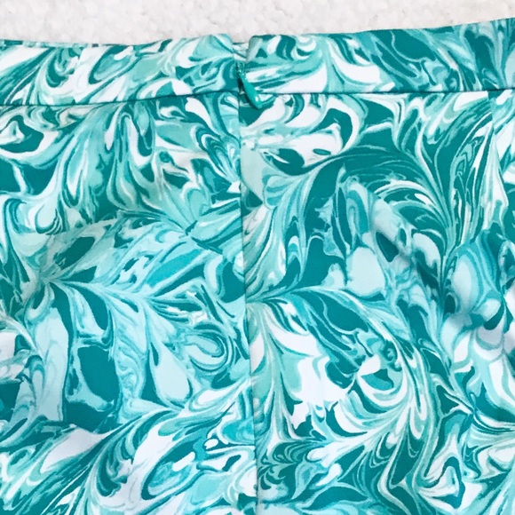 Michael Kors green & white floral skirt size 4 - Picture 4 of 4